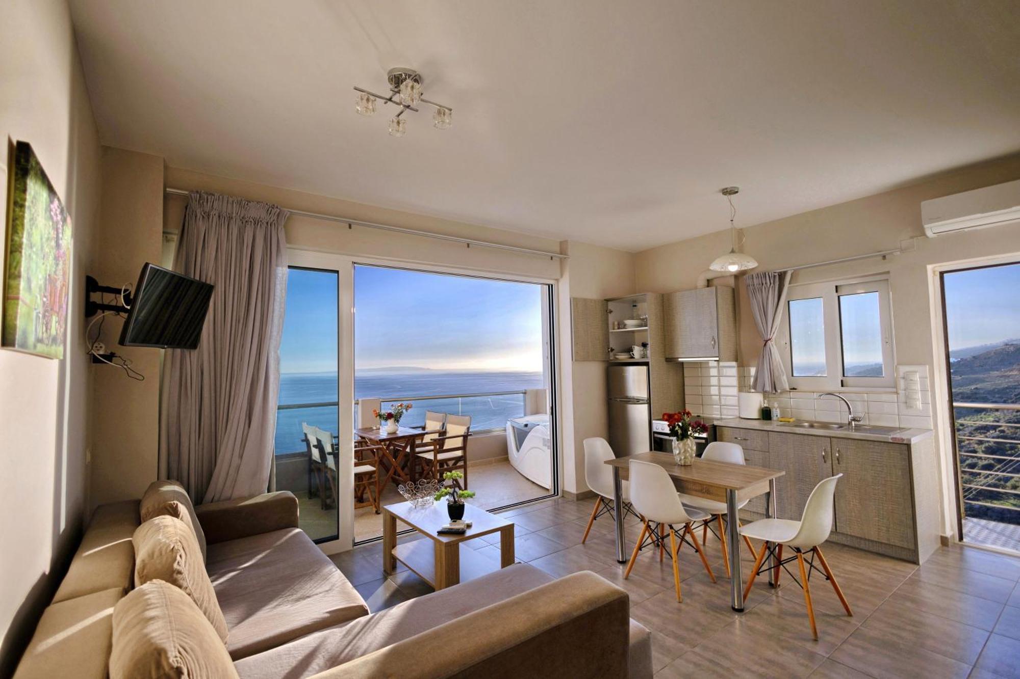 Akrotiri Panorama- Luxury Rental Apartments With Sea View Rodakino Exterior foto