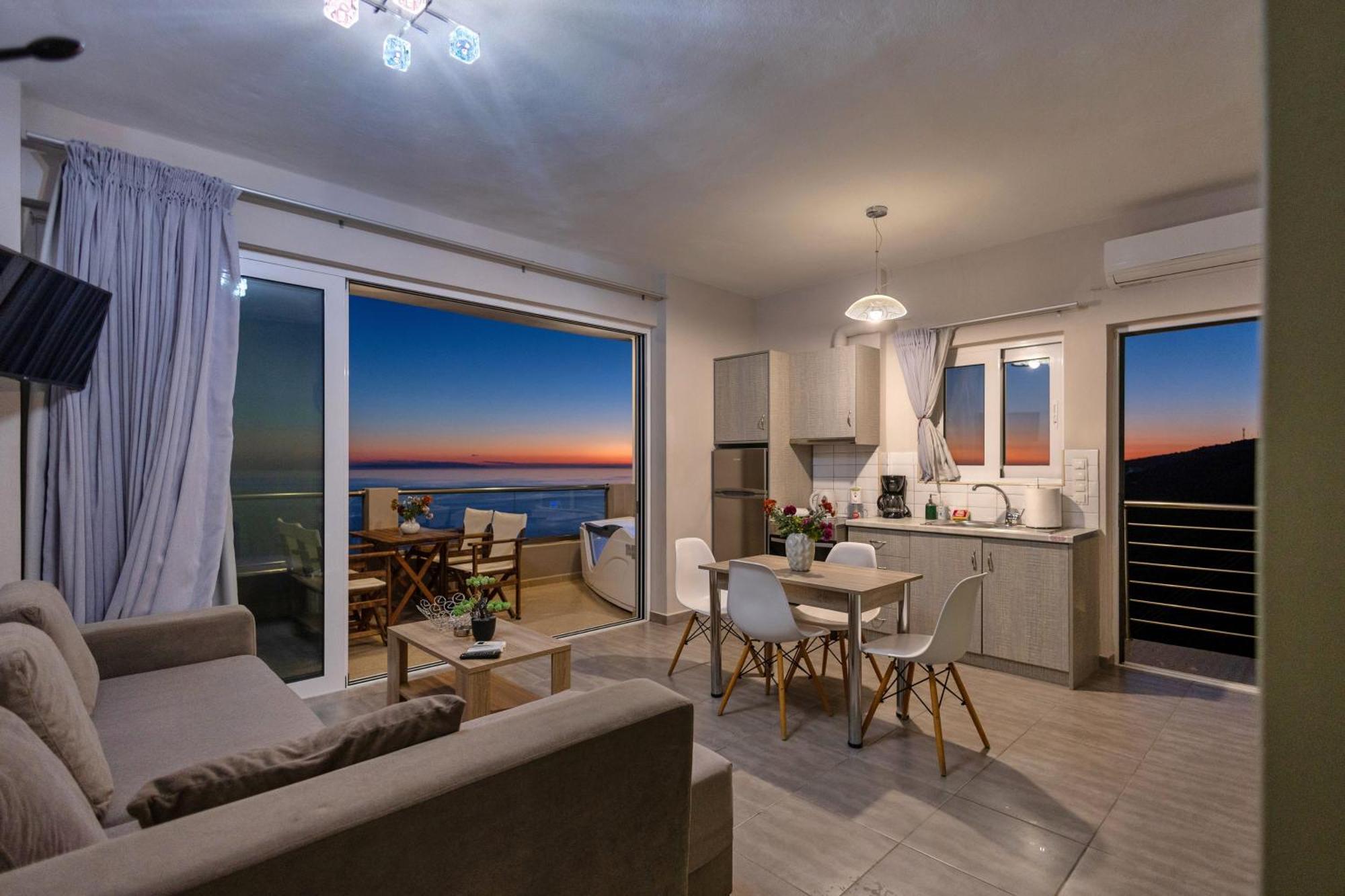 Akrotiri Panorama- Luxury Rental Apartments With Sea View Rodakino Exterior foto