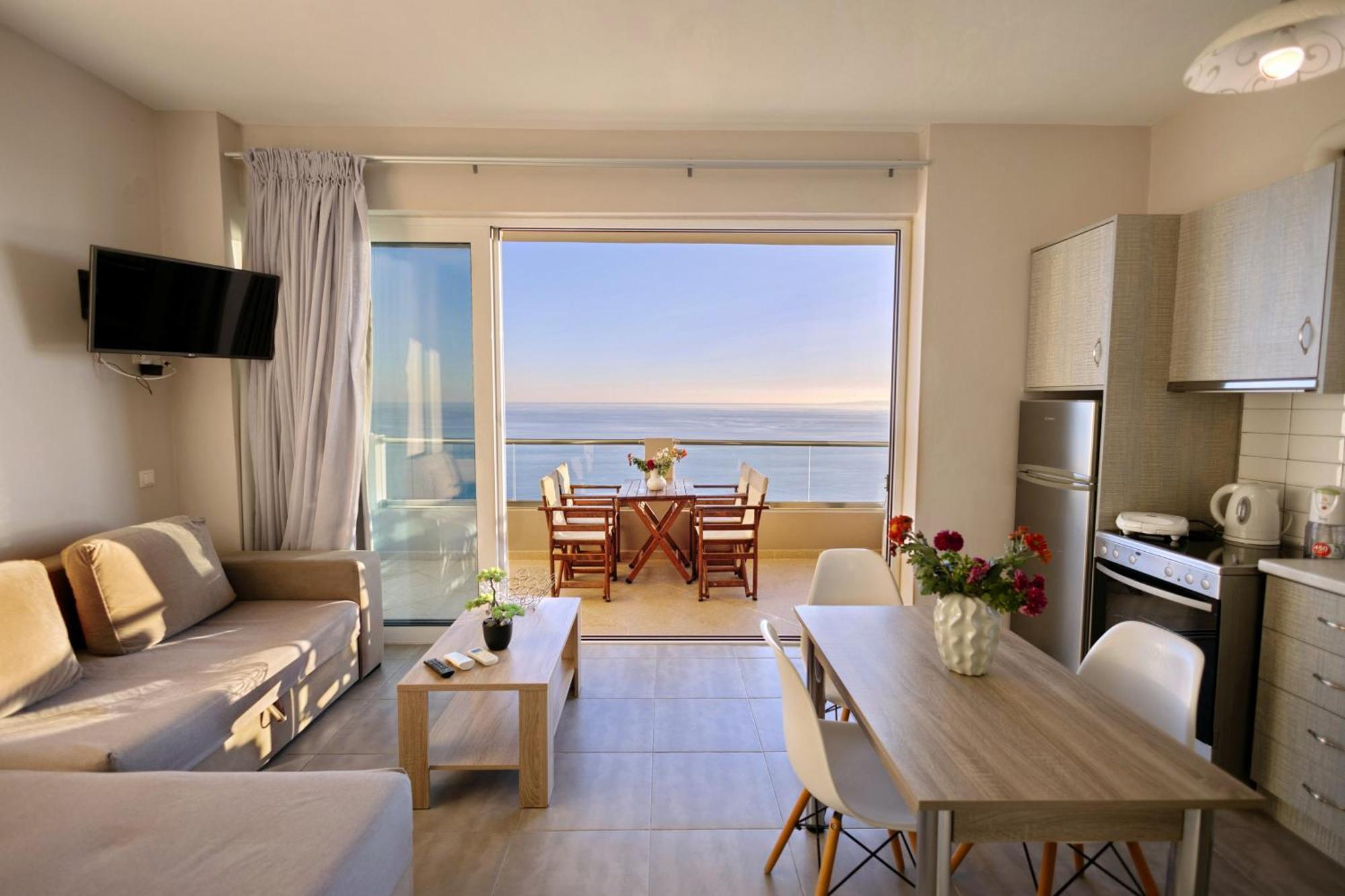 Akrotiri Panorama- Luxury Rental Apartments With Sea View Rodakino Exterior foto